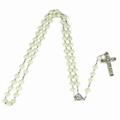 Glow in Dark Rosary Beads Luminous Noctilucent Necklace Jewelr Catholicism Q4V7