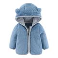 Kids LYXSSBYX Jackets for Kids Fleece Jackets for Toddlers Girls Boys Fleece Hoody Jackets Kids Zip Up Outerwear Coat Toddler Kids Jacket Sweatshirt