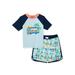 Wonder Nation Toddler Boys Short Sleeve Rashguard Set 2-Piece