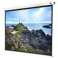 celexon manually extendable home cinema and business projector screen 4K and full HD manual screen economy - 160 x 120 cm – 80” inch - 4:3 - Gain 1.0