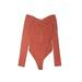 Heart & Hips Bodysuit: Orange Tops - Women's Size Small