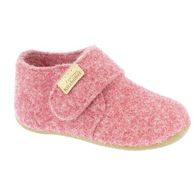 Living Kitzbühel - Babyklettschuh Filz - Hüttenschuhe 26 | EU 26 rosa Image