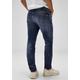 Regular-fit-Jeans STREET ONE MEN Gr. 40, Länge 32, blau (indigo blue wash) Herren Jeans Regular Fit