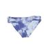 Dippin Daisy's Swimwear Swimsuit Bottoms: Blue Tie-dye Swimwear - Women's Size Medium