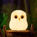 c&g home Cute Owl Night Light, Silicone | 4.4 H x 3.8 W x 3.8 D in | Wayfair m2179