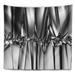 East Urban Home Abstract Black White Crystal Background Tapestry Polyester in Black/Gray | 68 H x 80 W in | Wayfair