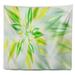East Urban Home Abstract Light Green Fractal Spiral Flower Tapestry Polyester in Green/White | 78 H x 92 W in | Wayfair