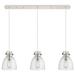 Innovations Lighting Newton 3 - Light Bell Pendant Metal in Gray | 9.63 H x 39.75 W x 8 D in | Wayfair 123-410-1PS-PN-G412-8SDY