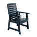 SEQUOIA PROFESSIONAL Swing Glennville Counter Dining Outdoor Arm Chair Plastic/Resin in Blue | 37.9 H x 24.75 W x 25.9 D in | Wayfair