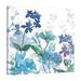 Red Barrel Studio® Colors Of The Garden II Cool Shadows by Wild Apple Portfolio - Wrapped Canvas Print Canvas in Blue | Wayfair