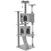 Tucker Murphy Pet™ Harlsden 80" H Cat Tree Manufactured Wood in Gray | 80 H x 22 W x 23.5 D in | Wayfair A0BB06C12DCB48A1A8BB8C820894F2A1