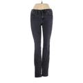 FRAME Denim Jeans - Mid/Reg Rise: Black Bottoms - Women's Size 27