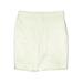 Jones New York Signature Khaki Shorts: White Print Mid-Length Bottoms - Women's Size 16 - Light Wash