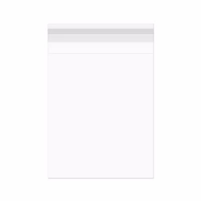 Crystal Clear Bags® with Flap 10 7/16" x 12 1/4" 100 pack