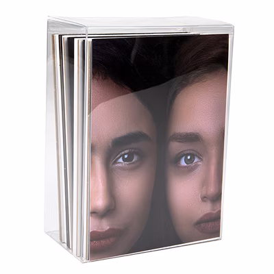 Crystal Clear Boxes® with Pop & Lock Bottom 5 3/8" x 3" x 7 3/8" 25 pack