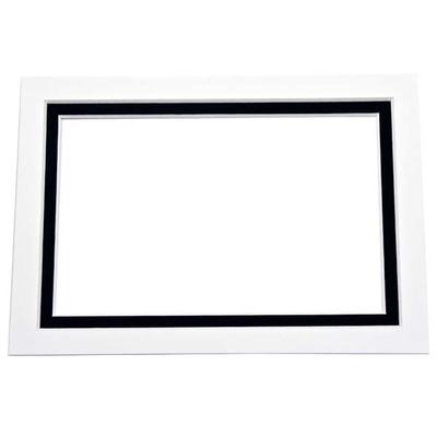 Super White/Jet Black Conservation Double Mats 12