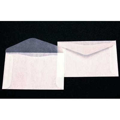 Glassine Envelopes Open Side Side/Bottom Seam 3 5/8" x 2 5/16" 100 Pieces