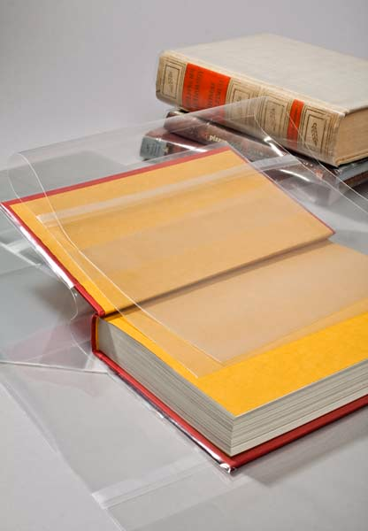 Clear Slip-on Book Covers 11 3/8" x 21 3/4" 25 pack
