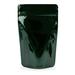 Medium Hunter Green Shiny Zipper Pouch Bags - Food Safe - Great for Beef Jerky Size: 5 1/8" x 3 1/8" x 8 1/8" 100 Bags Pouches