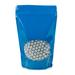Best Heat Seal Pouch Bags Blue with Oval Window Very Durable - Holds 6 - 11 oz. Size: 5 7/8" x 3 1/2" x 9 1/8" 100 Bags Pouches