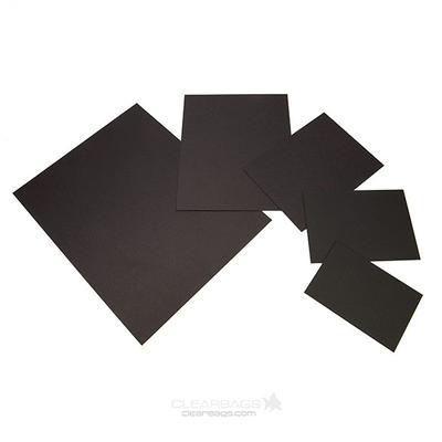 8 1/2" x 11" ClearBags® 4-Ply Black Backing Board 25 pack
