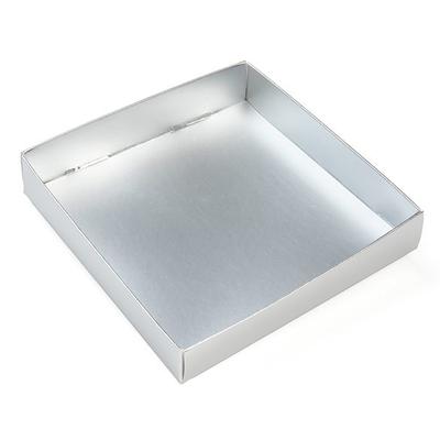 Matte Silver Paper Box Bottom 5 1/8