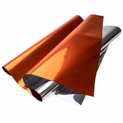 Orange Metallic Gift Wrap 18" x 32" 10 pack |