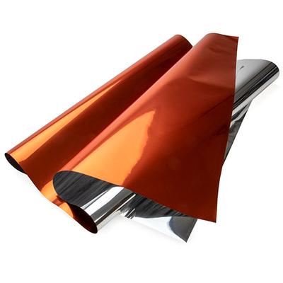 Orange Metallic Gift Wrap 18" x 32" 10 pack |