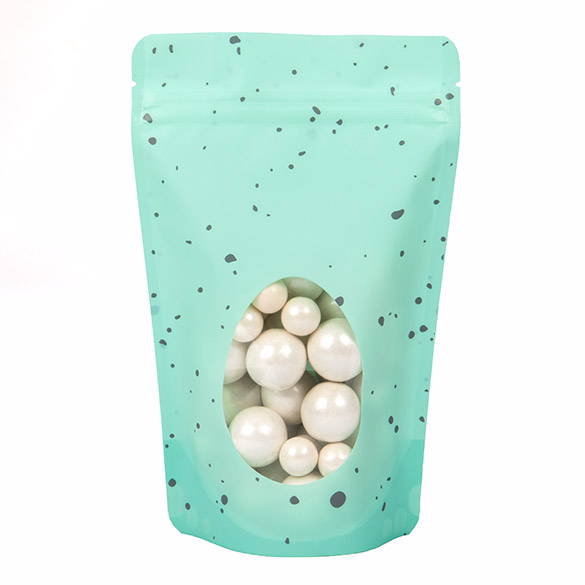Robin?s Egg Speckled Egg Stand Up Zipper Pouch (25 Pieces)