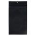 Matte Black Hanging Zipper Barrier Bags w/ Child Resistant Zipper 5? x 8 3/16? 100 Pack CRHZB6MB