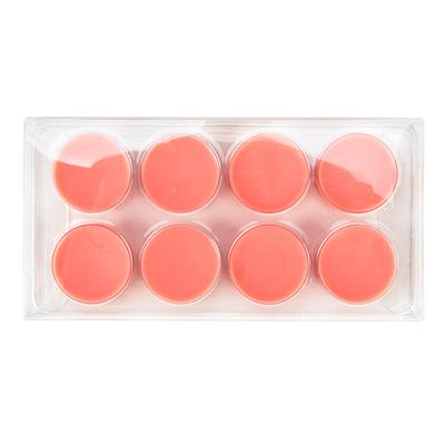 Clear Artisan Candy Box Set, Round Insert 2 3/4" x 13/16" x 5 7/16" 25 pack