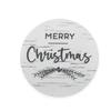 Round Printed Labels Merry Christmas 1 1/2" 1 pack LS1HMC