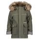 Didriksons - Kid's Kure Parka 6 - Parka Gr 80 oliv