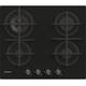 CANDY CDK6GR4PBB Gas Hob - Black, Black