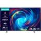 55" HISENSE 55E7KQTUK PRO Smart 4K Ultra HD HDR QLED TV with Amazon Alexa, Black