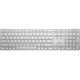 HP 970 Programmable Wireless Keyboard - White, Silver/Grey