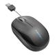 KENSINGTON Pro Fit Mobile Retractable Laser Mouse, Black