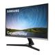 SAMSUNG LC32R500FHUXEN Full HD 32" Curved LED Monitor - Blue Grey, Silver/Grey