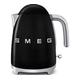 SMEG KLF03BLUK Jug Kettle - Black, Black,Silver/Grey