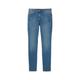 Tom Tailor Tapered Jeans Damen used mid stone blue denim, Gr. 30-30, Baumwolle