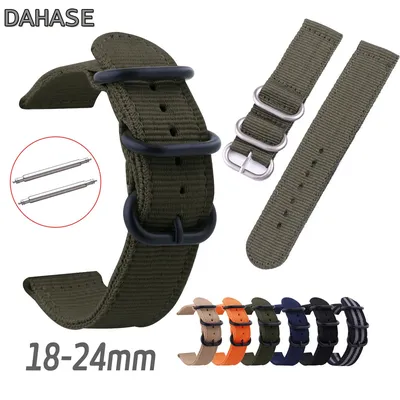 Nylon-Uhren armband 18mm 20mm 22mm 24mm Ersatz-Uhren armband für Samsung-Ausrüstung amazfit moto