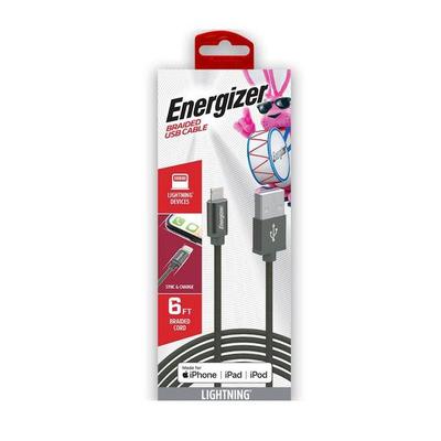 Energizer 10616 - 6ft Braided Lightning Cable (ENG...