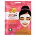 Yes To Grapefruit Brightening Vitamin C Glow Boosting Paper Mask for Dull and Uneven Skin 1 Single Use Mask