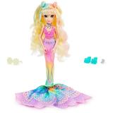 MERMAID HIGH Spring Break Finly Mermaid Doll & Accessories with Removable Tail and Color Change Hair Streaks Kids Toys for Girls Ages 4 and up