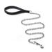 CtopoGo Heavy Duty Dog Leash Metal Dog Leash Dog Chain with Padded Handle for Large & Medium Size Dogs (70 inch (180cm))