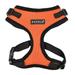 Authentic Puppia RiteFit Harness with Adjustable Neck Orange Extra Large