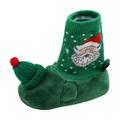 Quealent Baby Boys Shoes Shoe Toddler Size 6 Boys Girls Socks Breathable Christmas Cartoon Mesh Socks High Ankle Toddler Tennis Shoes Boys Green 9 Months