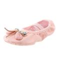 Quealent Big Kid Girls Shoes Big Kids Shoes Size 6 Children Shoes Dance Shoes Dancing Ballet Performance Indoor Bow Yoga Practice Girl Size 5 Shoes Pink 2
