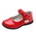 Quealent Little Kid Girls Shoes Size 8 Toddler Girl Shoes Girl Shoes Small Leather Shoes Single Shoes Children Dance Shoes Girls 7 Years Old Girls Shoes Red 11