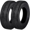 EastVita 2Pcs ST175/80D13 6PR Trailer Tires Load Range C 6 PLY Premium Trailer Tires Heavy Replace Duty ST175/80D13 6PR Load Range